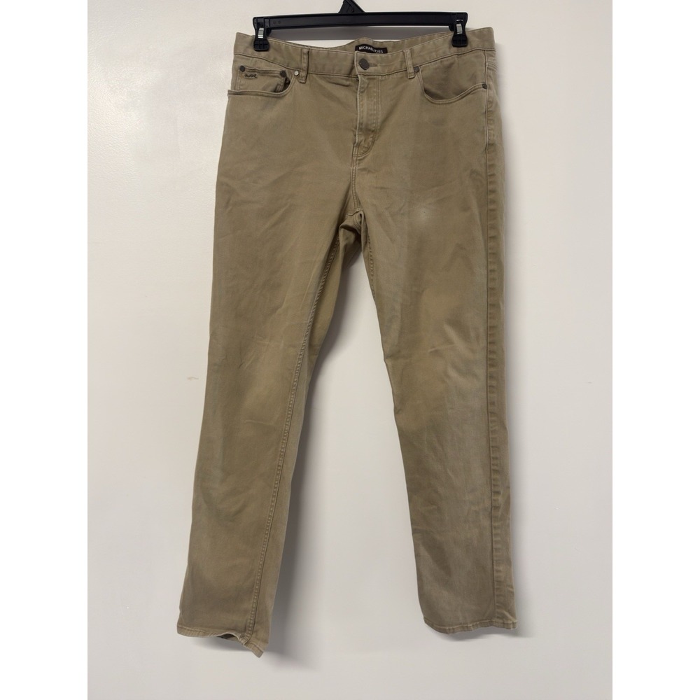 Michael Kors Mens Denim Tailored Fit Light‎ Wash Jeans Size 34x32 #53